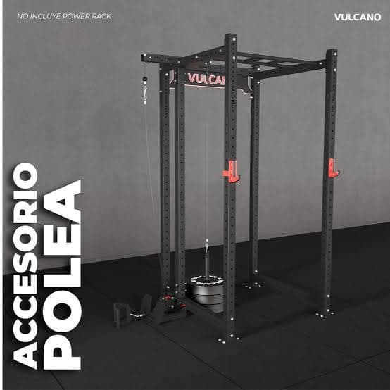 Render 3D rack de gimnasio Vulcano